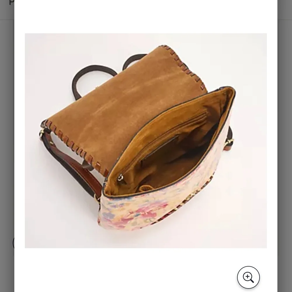 Patricia Nash Floral Tan and Brown‎ Backpack